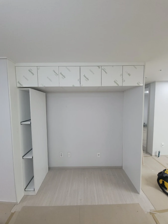 시공 완료된 주방 싱크대
